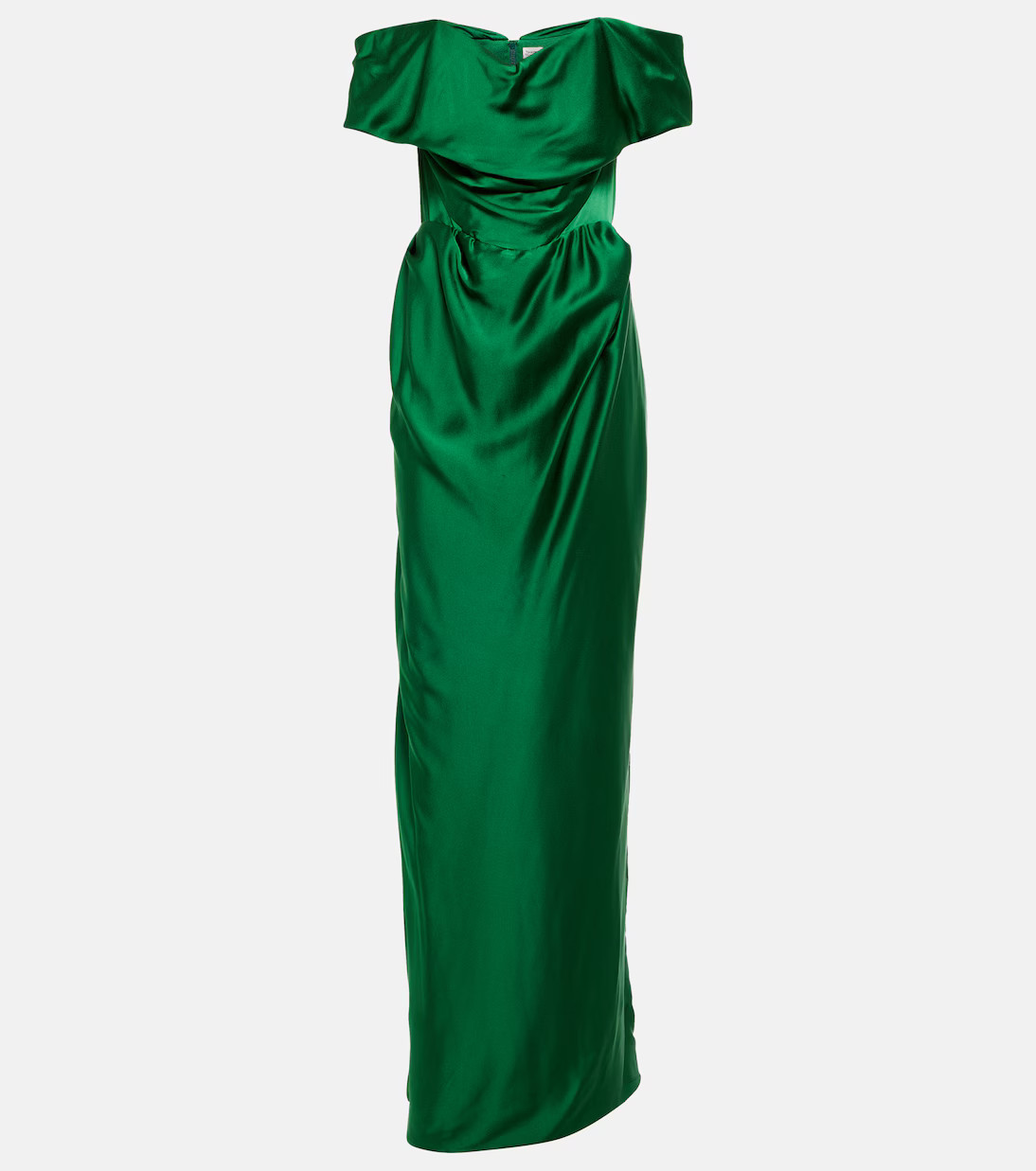 Off-shoulder satin gown | Mytheresa (US/CA)