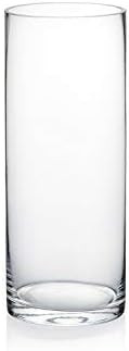 WGVI Glass Cylinder Vases,Table Flower Vase,4"x10"Tall Glass Vase,Floating Candles Holders for Ce... | Amazon (US)
