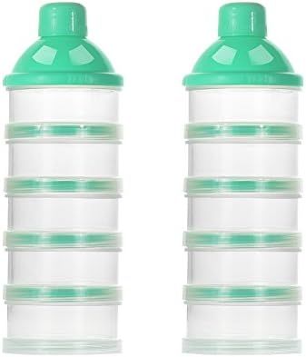 Accmor Baby Milk Powder Formula Dispenser, 5 Layers Stackable Formula Container, Baby Feeding Travel | Amazon (US)