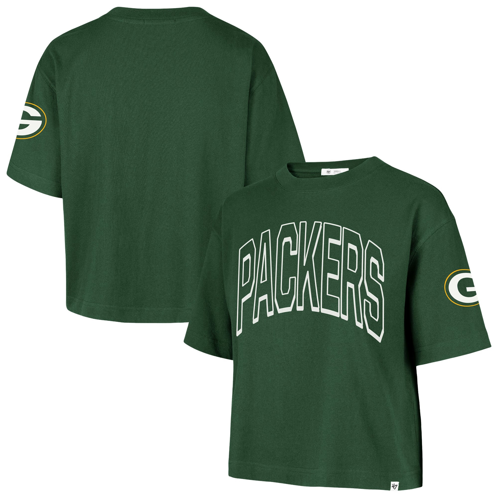 Women's Green Bay Packers '47 Green Call Out Reed City T-Shirt | NFL Shop