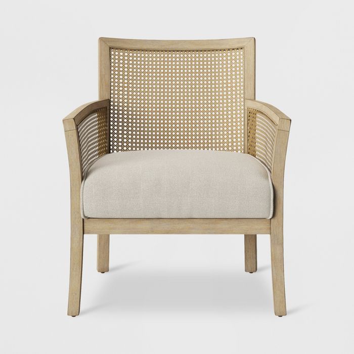 Laconia Caned Accent Chair Beige - Threshold™ | Target
