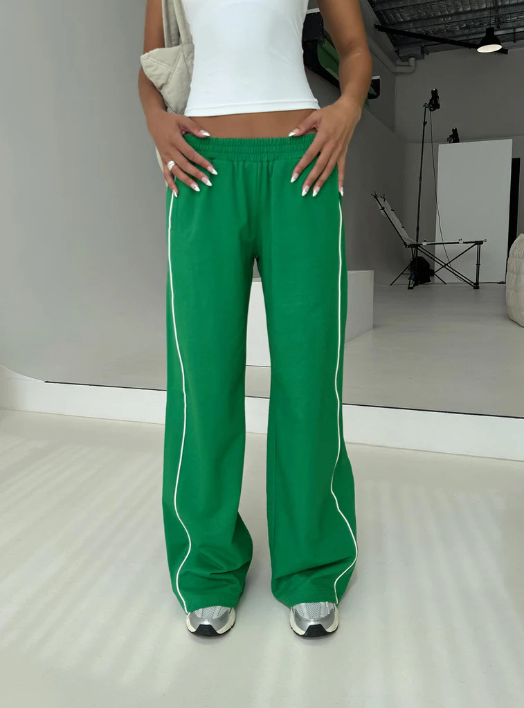 Field Day Track Pants Green | Princess Polly US