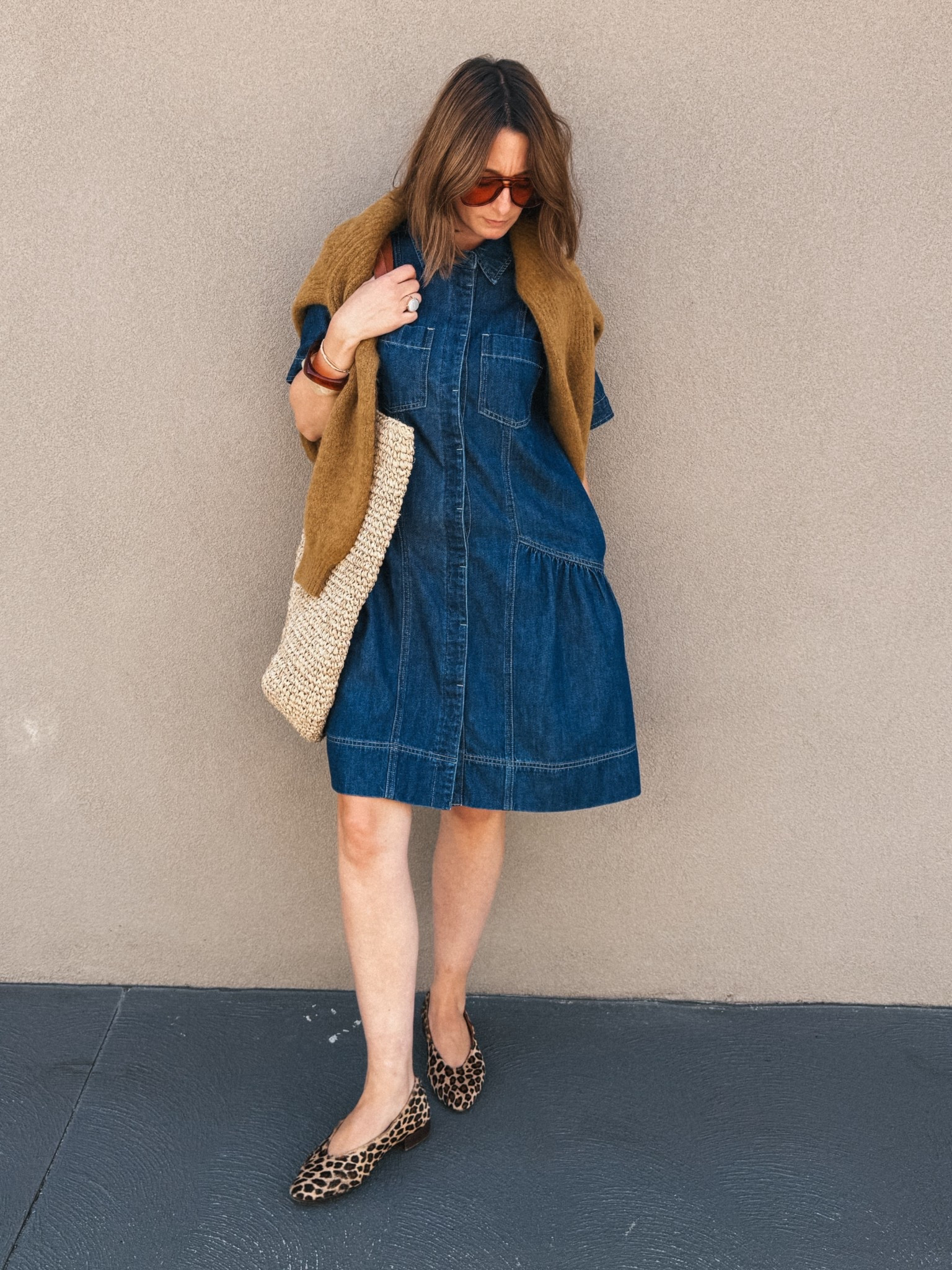 Dress - Maye the Label. Montana mini dress. Wearing an XS
Sweater - Everlane. Wearing a small
Shoes - Sezane. Tts 

#LTKnewzealand #LTKaustralia #LTKspring