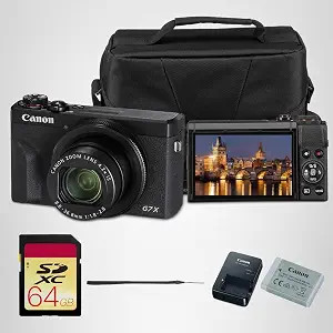 Canon PowerShot G7 X Mark III Digital Camera Bundle | 20.1MP 1-Inch Sensor, 4.2X Optical Zoom, 4K... | Amazon (US)