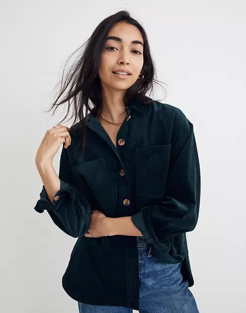 Corduroy Kentwood Oversized Shirt-Jacket | Madewell