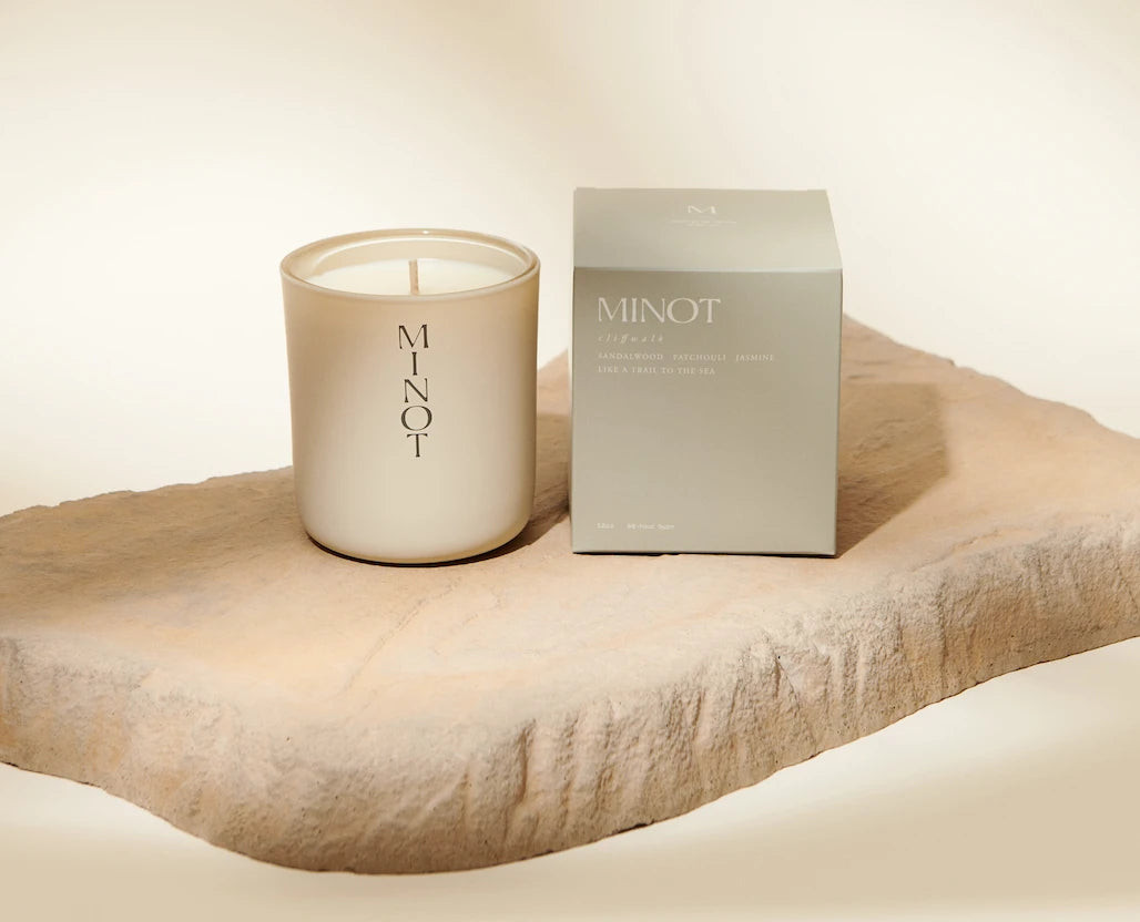 Cliffwalk Candle | Patchouli and Sandalwood Candle — MINOT | MINOT