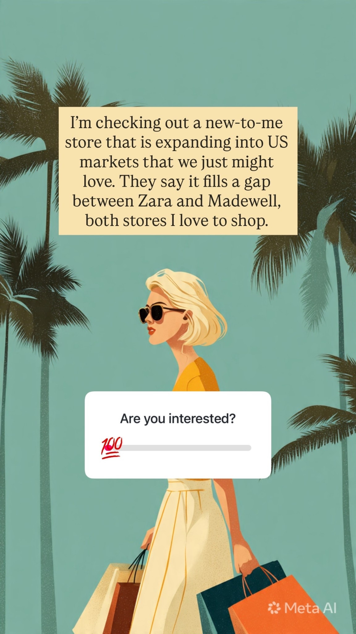 I’m checking out a new-to-me store that is expanding into US markets that we just might love. They say it fills a gap between Zara and Madewell, both stores I love to shop.