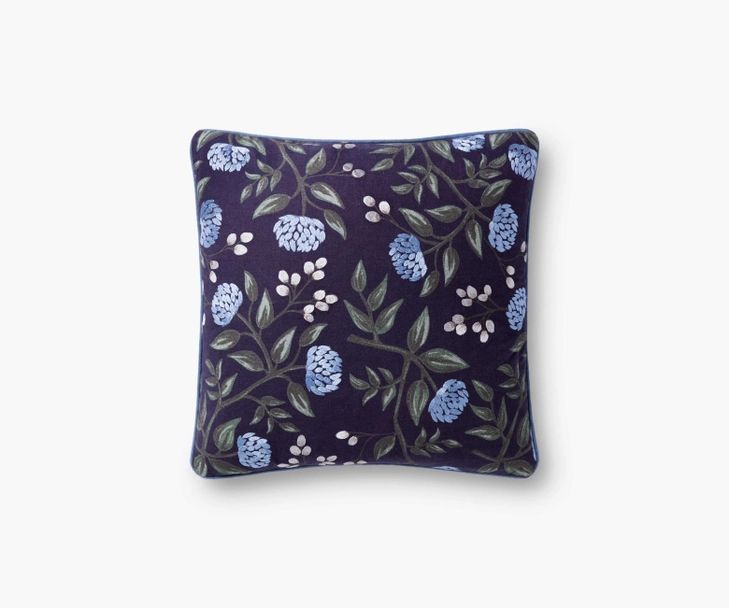 Peonies Embroidered Pillow | Rifle Paper Co.