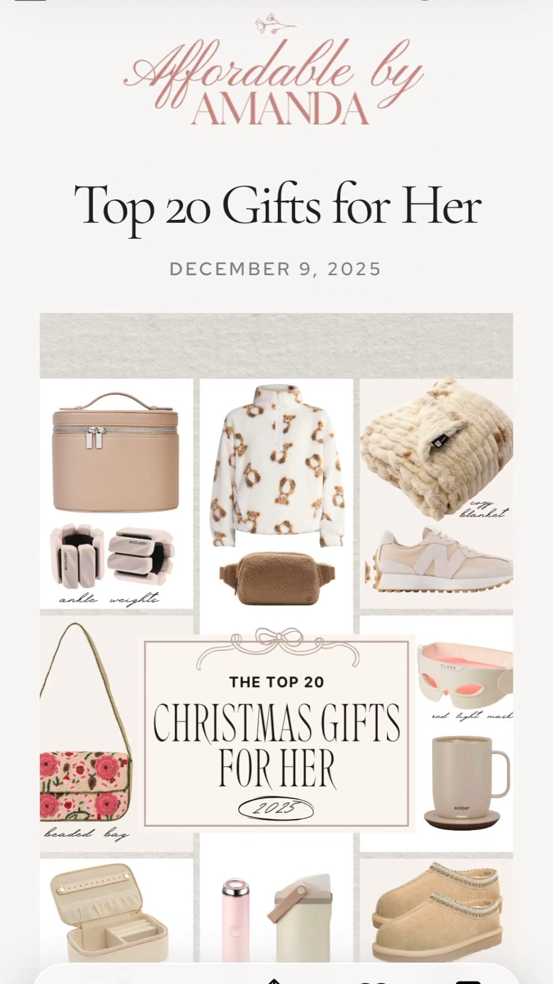 Gifts for her 

#LTKGiftGuide #LTKselfcare #LTKHoliday