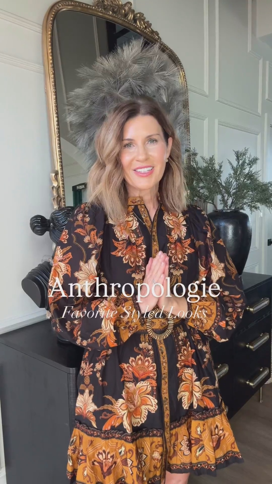 Use our early access code through the weekend SPOILEDHOME30 for 30% off Anthropologie + spend $200 now, get &50 later for holiday gifting. 
Size small in tops and dresses. Jeans size 27. If between sizes, size up. @anthropologie 

#LTKootd #LTKSaleAlert #LTKOver40
