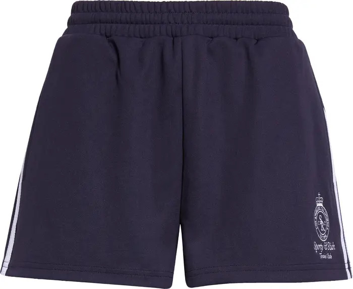 Sporty & Rich Crown Tennis Embroidered Roller Shorts | Nordstrom | Nordstrom