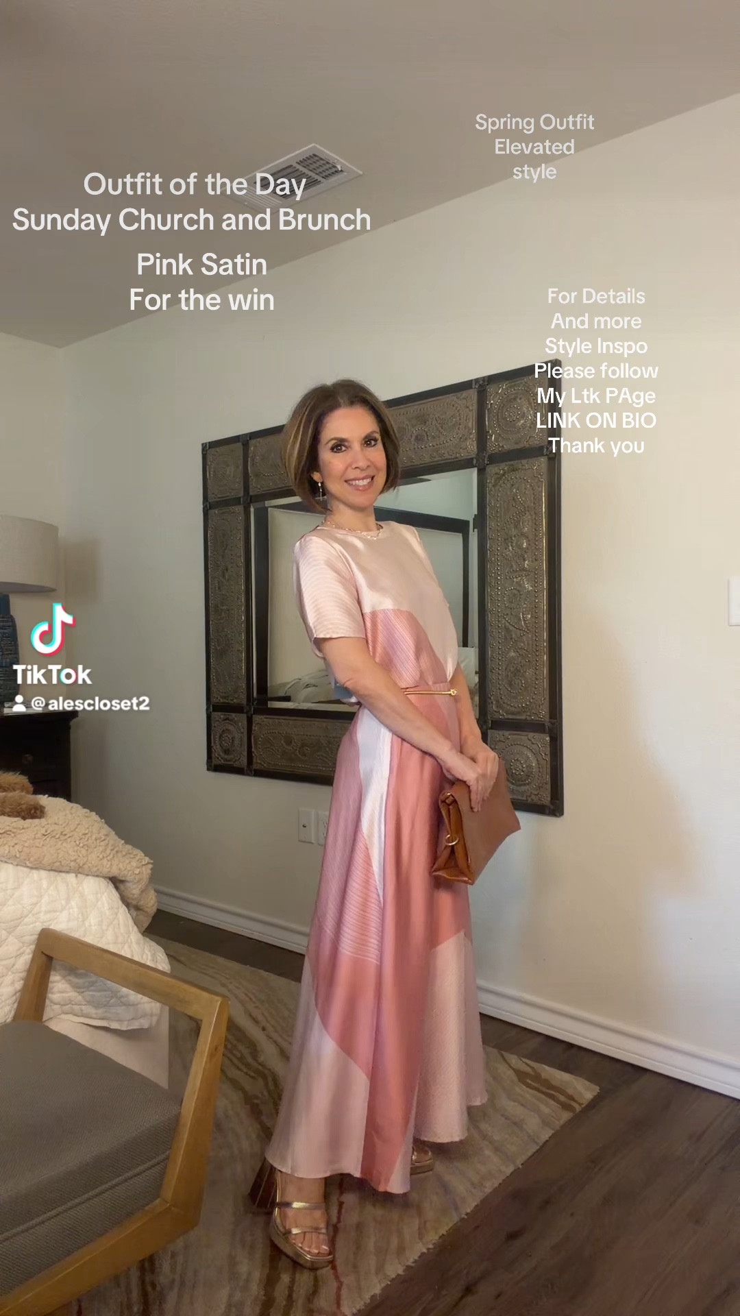 Loving this soft satin skirt set I found at Dillards.com by Vince Camuto 🤍 the most beautiful pink tones with such an elevated, feminine feel. I’m wearing an XS in both pieces for reference. This is the perfect look for Sunday church, Easter, baby showers, spring events, or even a casual daytime wedding 💕 truly one of those effortlessly polished outfits you’ll reach for again and again. Shop this look on my LTK ✨


#VinceCamuto #DillardsStyle #SpringOutfits #EasterStyle #WeddingGuestStyle #FeminineStyle #LTKStyle

#LTKSeasonal #LTKOver40