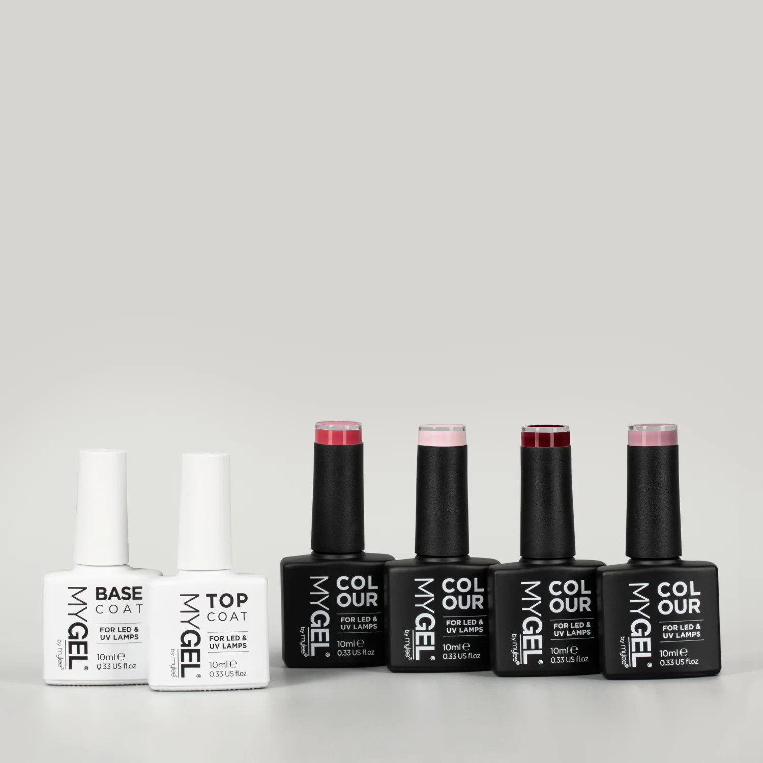 Red & Pink Nail Gel Bundle | Nail Polish Kits | Mylee