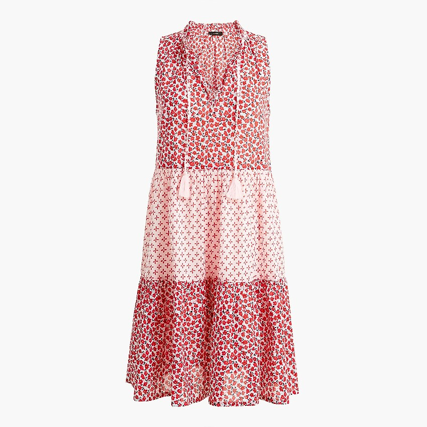 Sleeveless cover-up in mixed print | J.Crew Factory
