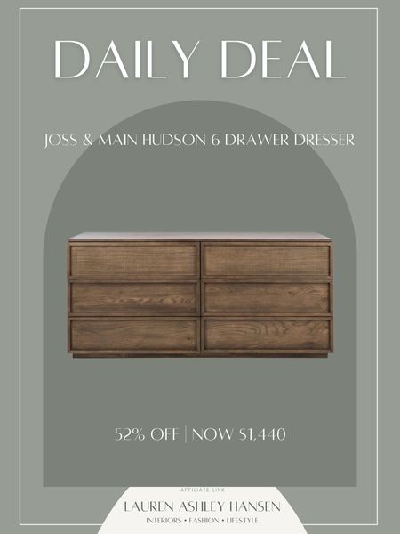 How beautiful is this dresser from Joss & Main! I love the dark walnut color, the low profile, and the subtle molding detail on the drawer fronts. A beautiful piece for a kids room, guest room, or primary bedroom! 

#LTKstyletip #LTKhome #LTKsalealert