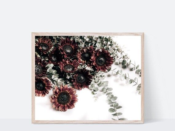 October Sunflowers (Digital File, Landscape) Floral Photography Print | Etsy (US)