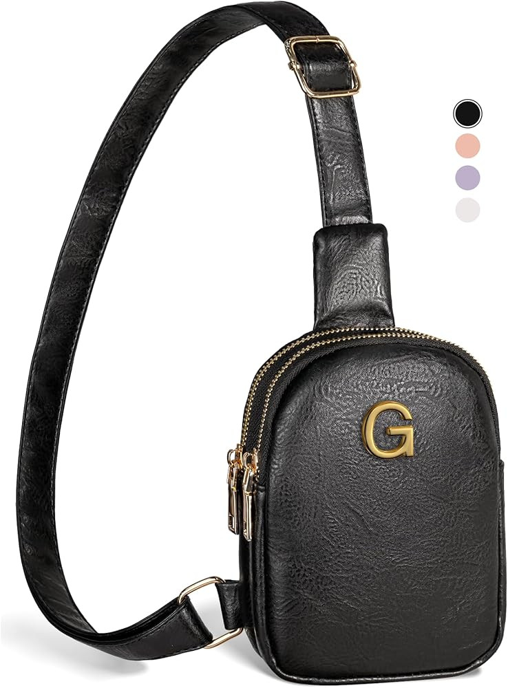 Personalized Gifts for Teen Girls Women, Initial Sling Bag, Adjustable Strap, Lightweight & Mini ... | Amazon (US)