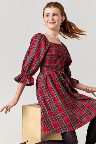 franki Smocked Plaid Dress for Girls - francesca's | Francesca's