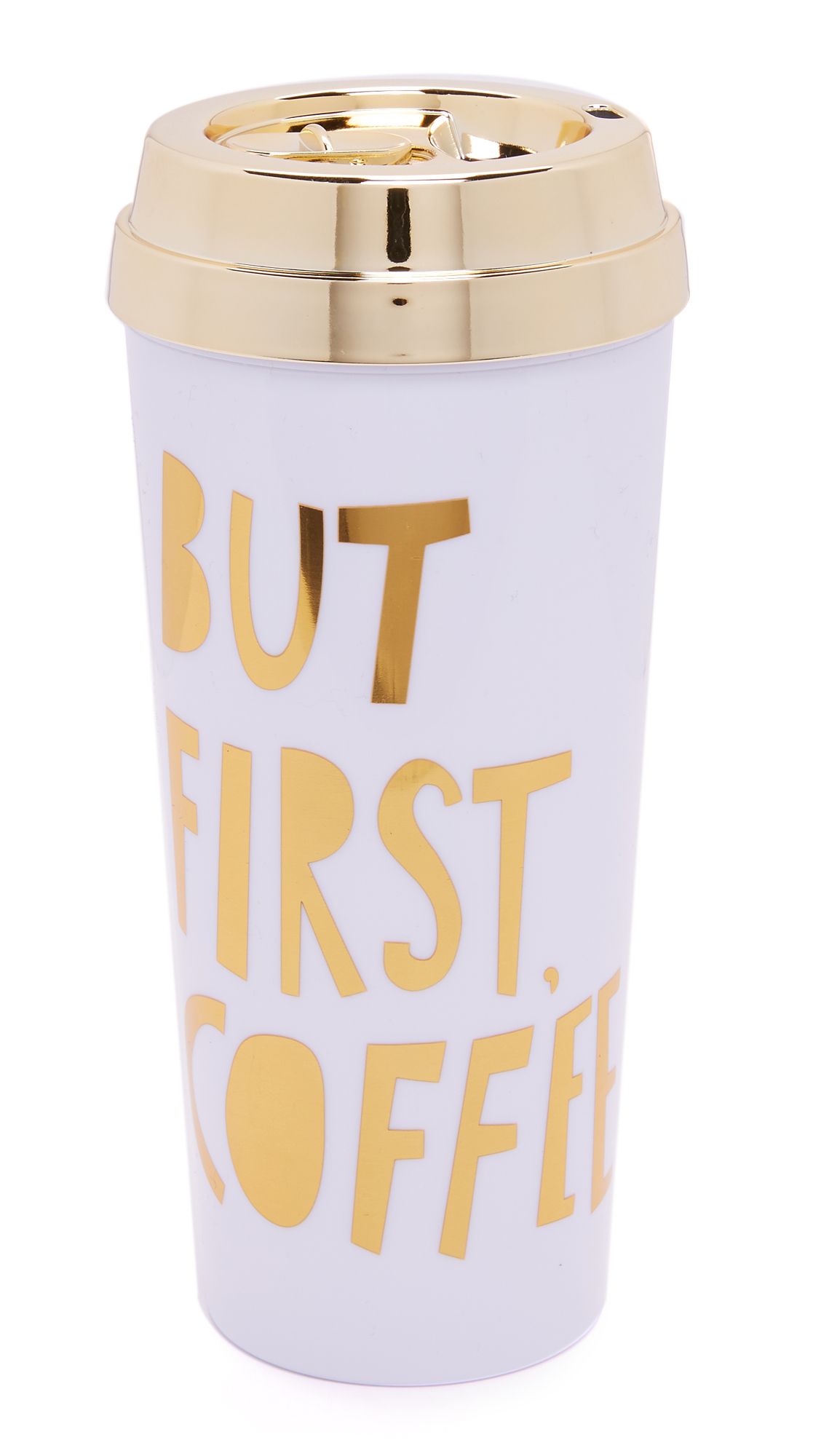 Ban.Do But First Coffee Hot Stuff Thermal Mug - Gold | Shopbop