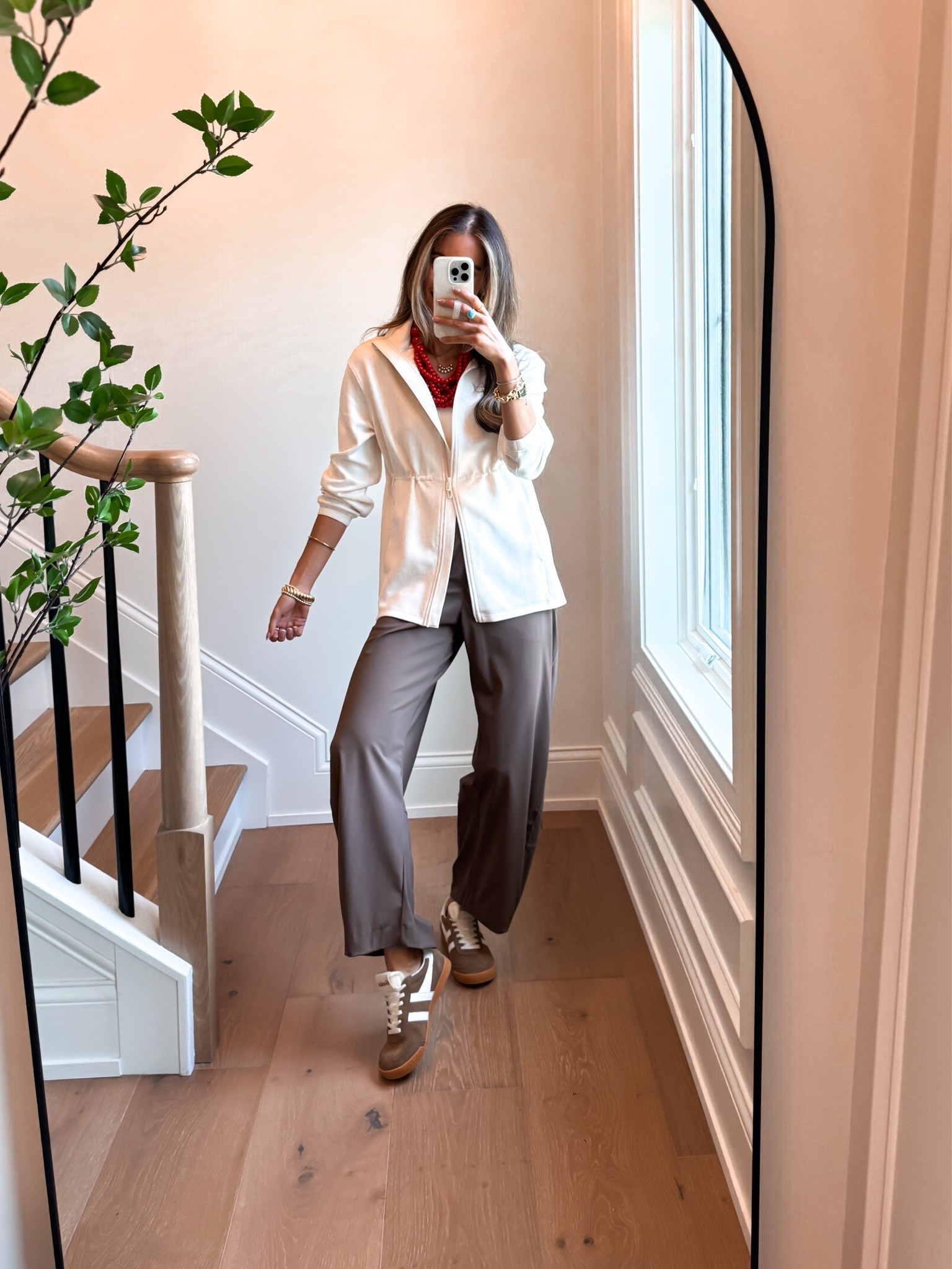 Scroll to shop. Airport outfit. Follow for more. 

Travel outfit | wrinkle free pants