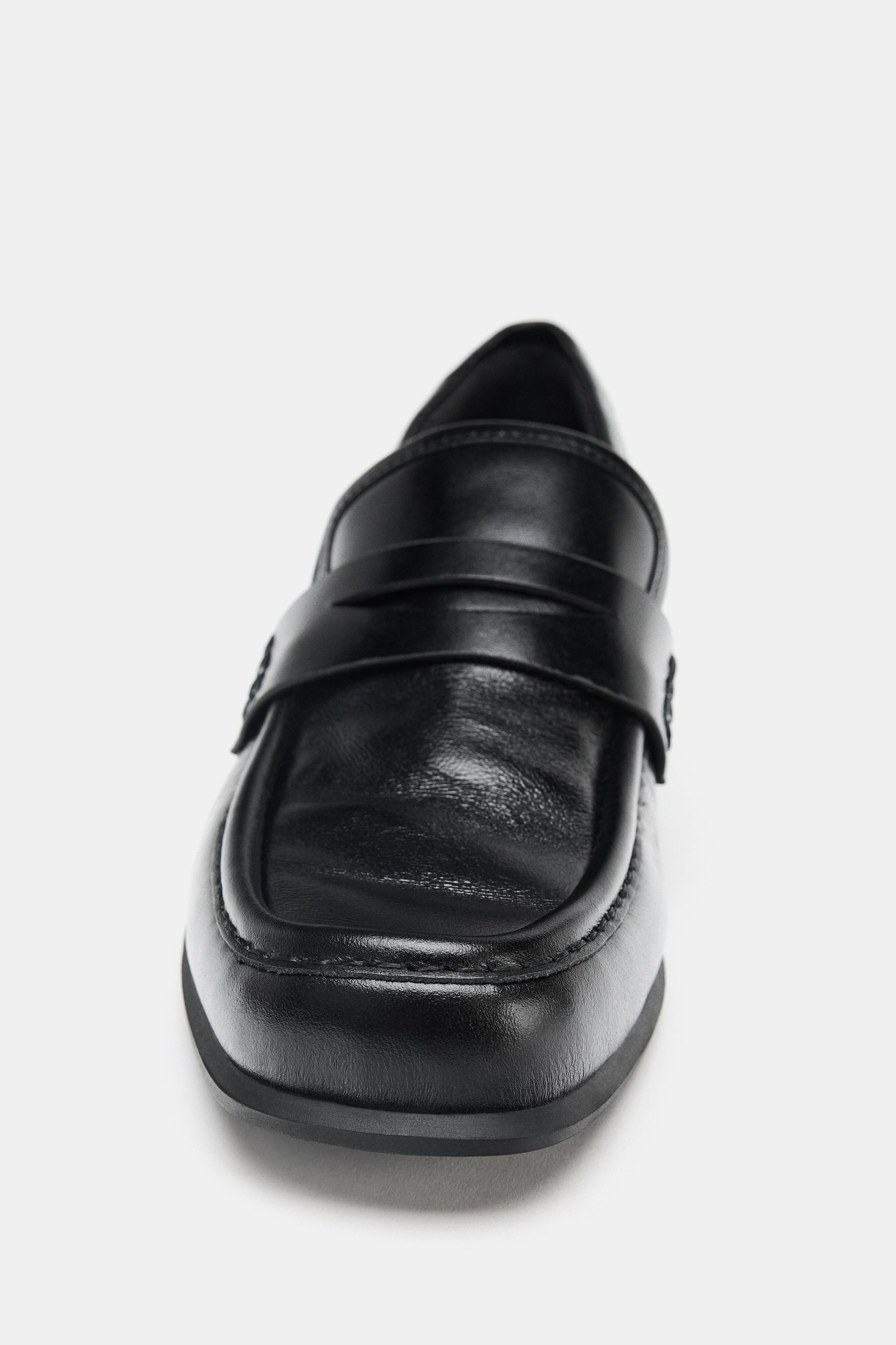 LEATHER LOAFERS | Zara US