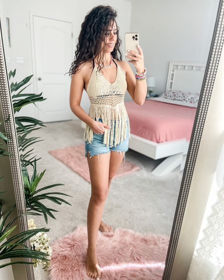 Amazon vacation outfit ♥️
Wearing small for the crochet top

#swimsuits #bikinis #beachwear #vacationoutfit #summerfashion #amazon #accessories #summer #style #springfashion #bathingsuits #beach #essentials #resortwear #vacationoutfit #coverups #crochet #coverup #crochettop

Crochet top
Beach cover up
Vacation outfit
Summer bikinis
Summer swimsuits
One piece swimsuits
Bikinis on sale
Spring fashion
Summer fashion 
Beach fashion 
Summer basics
new arrivals 
Vacation outfits 
Gift guide
Spring 2023
Summer 2023
Summer trends
Amazon finds
Summer accessories 
Walmart fashion
Amazon fashion 
Beach cover ups 
Beach cover up
Summer sandals 
Bathing suits
Amazon swimsuits
Amazon beach accessories
Amazon bikinis 
Amazon deals
Amazon fashion
Amazon best sellers
Affordable accessories 
Summer dresses 
Summer tops 
Summer outfit
Vacation outfits 
Vacation outfit
Vacation accessories
Beach accessories 
Resort outfits
Summer looks
Summer basics
new arrivals 
Spring outfit
Gift guide
Summer fashion
Amazon finds
Summer accessories 
Straw bracelets 
Beach straw accessories 
Straw chain necklace 
Beads bracelet 
Summer beach bracelets 
Boho bracelets 
Straw summer bag
Beach bag
Straw bags

#LTKtravel #LTKFestival #LTKswim