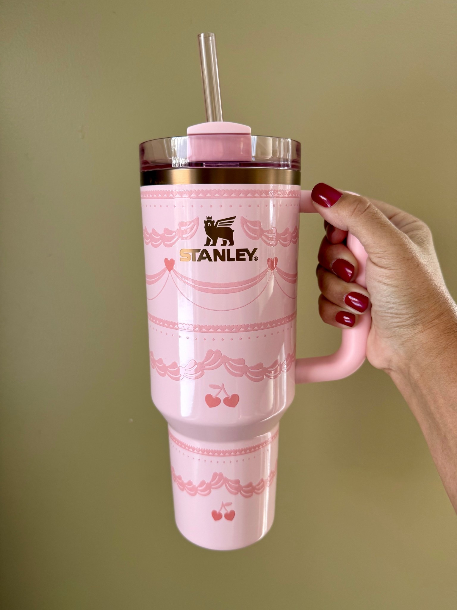 Pretty and practical — this 40 oz Quencher really does it all.
Keeps drinks cold for hours, fits in a cupholder, comfy handle, reusable straw, and it’s dishwasher safe (always a win).

The subtle Valentine’s details make it feel a little more special than your everyday tumbler, without being over the top.

An easy Valentine’s gift idea… feel free to send this along as a hint 👀💕

@stanley_brand #stanley1913partner

#LTKHome #LTKValentine #LTKSeasonal