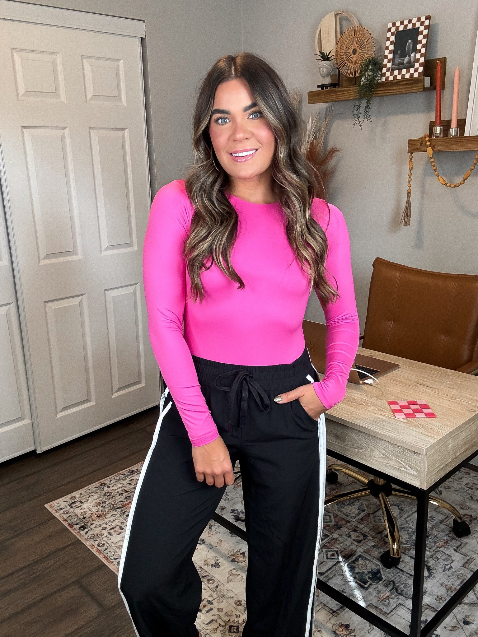 Amazon bodysuit (small)
Track pants (small)

#LTKSaleAlert #LTKFindsUnder50 #LTKStyleTip