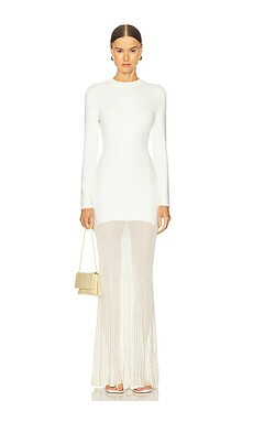 SER.O.YA Serenade Knit Maxi Dress in Eggshell from Revolve.com | Revolve Clothing (Global)