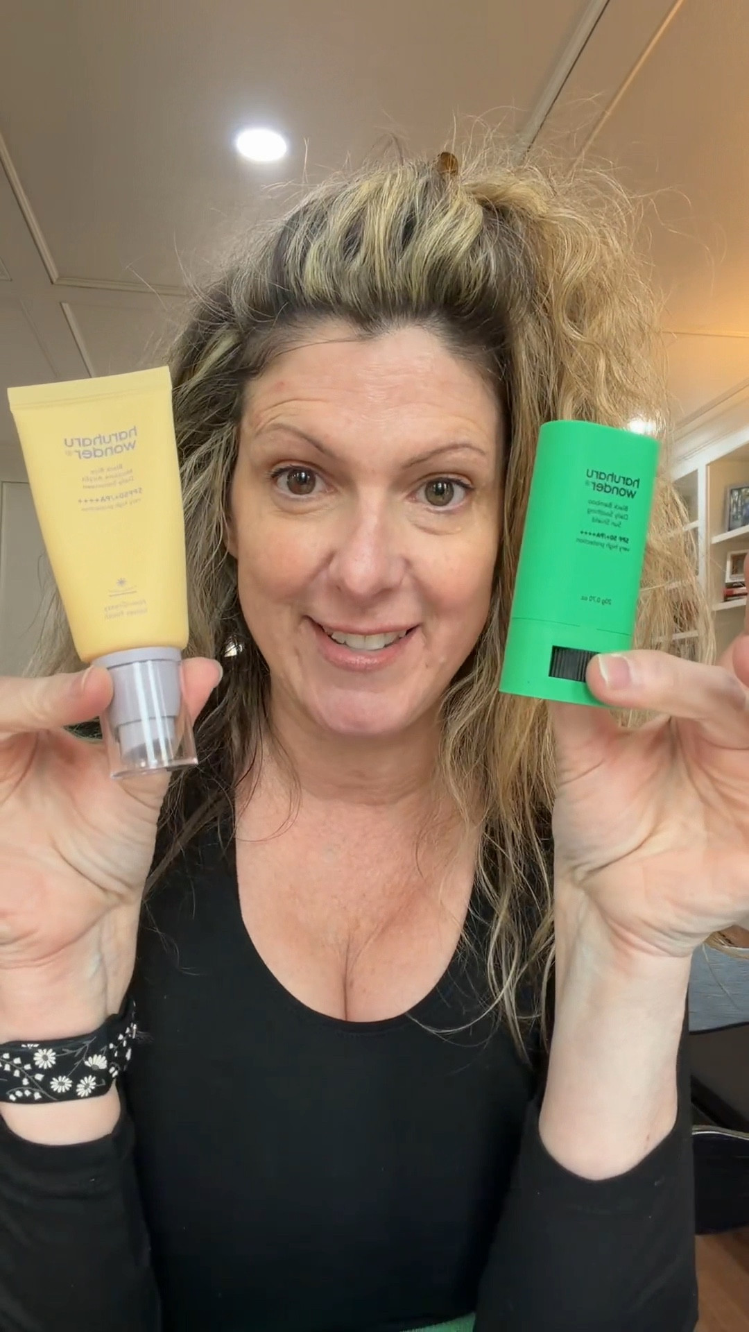 Haruharu Wonder Sun-Duo  - Airyfit Sunscreen → lightweight, non-greasy, zero white cast (yes, even on melanin-rich skin)
• Black Bamboo Sun Stick → smooth, cooling, and perfect for on-the-go touch-ups
Powered by fermented black rice, this combo gives real sun care without ruining makeup. Velvety finish, sits beautifully under makeup, and keeps my skin glowing-not shiny.
A sunscreen that actually works under makeup?

No white cast. No peeling. Just protected, healthy skin all day.
Best for my melanin girlies.
Don't skip SPF-your skin will thank you later.