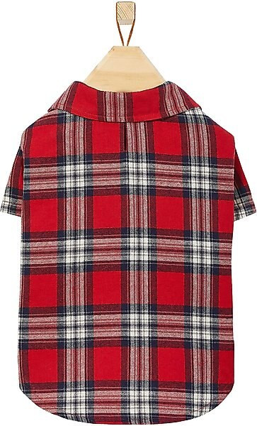 FRISCO Red Plaid Dog & Cat Shirt, X-Large - Chewy.com | Chewy.com