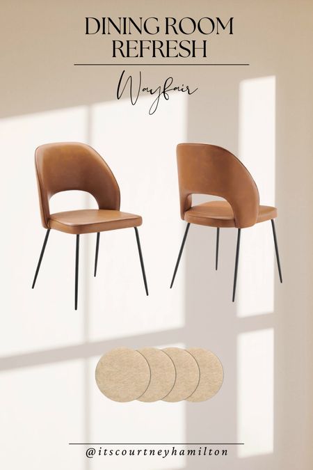 Dining room refresh, dining chairs, chair pads, furniture pads, Wayfair, spring cleaning, home decor

#LTKhome #LTKsalealert