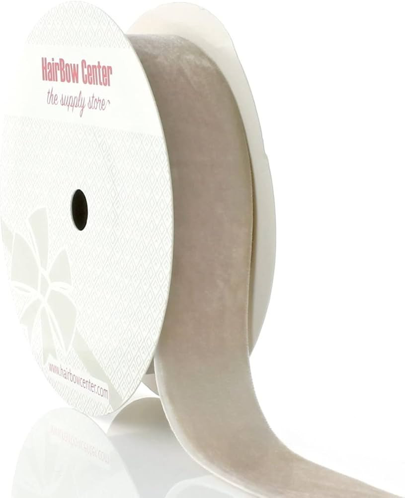 HBC 1" Velvet Ribbon 823 Taupe - 5 Yards | Amazon (US)