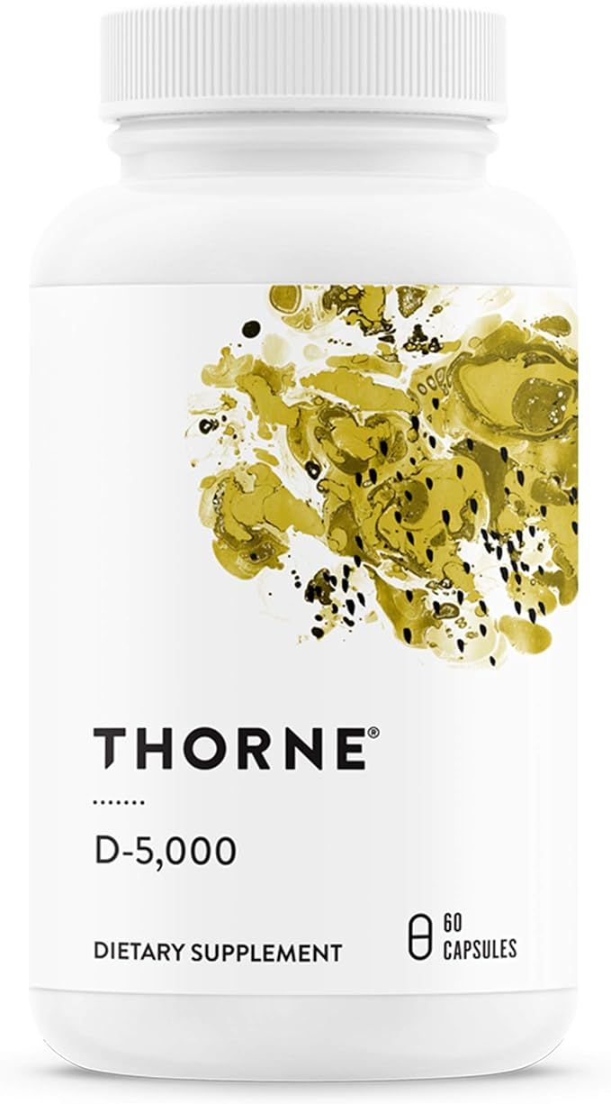 Thorne Research - Vitamin D-5000 - Vitamin D3 Supplement (5,000 IU) for Healthy Bones and Muscles... | Amazon (US)