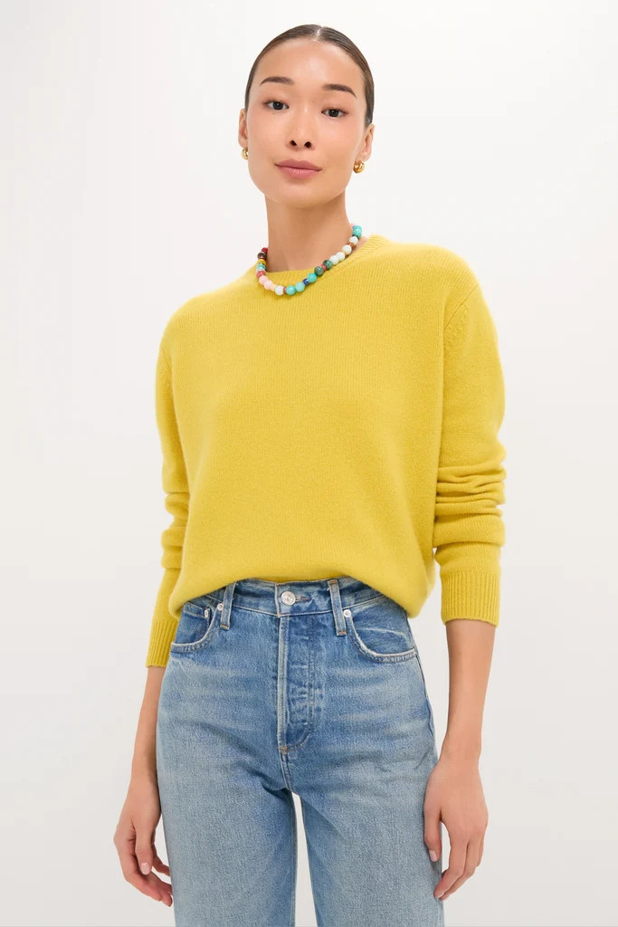 Marigold Cashmere Boyfriend Bodie Crewneck | Tuckernuck (US)