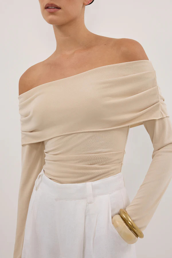 ROBYN STONE OFF SHOULDER TOP | DISSH