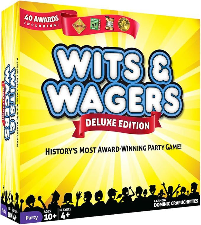 North Star Games Wits & Wagers: Deluxe Edition - The Ultimate Trivia Board Game for Adults and Te... | Amazon (US)