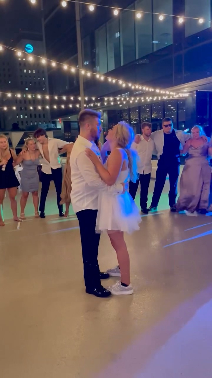 Reception look 🤍💃

I don’t have many quality pics from this point in the night 😅 but I wore this dress to end our big day! I’m so glad I did because it kept me cool, while still keeping everything covered when things got a little wild! I did add straps to it, but I’d say it fits TTS. Shoes also run REALLY big. I’m typically a 7.5 or 8 and I got these in a 6 based on reviews and they perfectly. Was such a fun and comfortable look to end the night in 🥰✨

Just disregard the sock choice. I forgot socks and made do with what I had 🙈

#LTKwedding #LTKunder50 #LTKstyletip