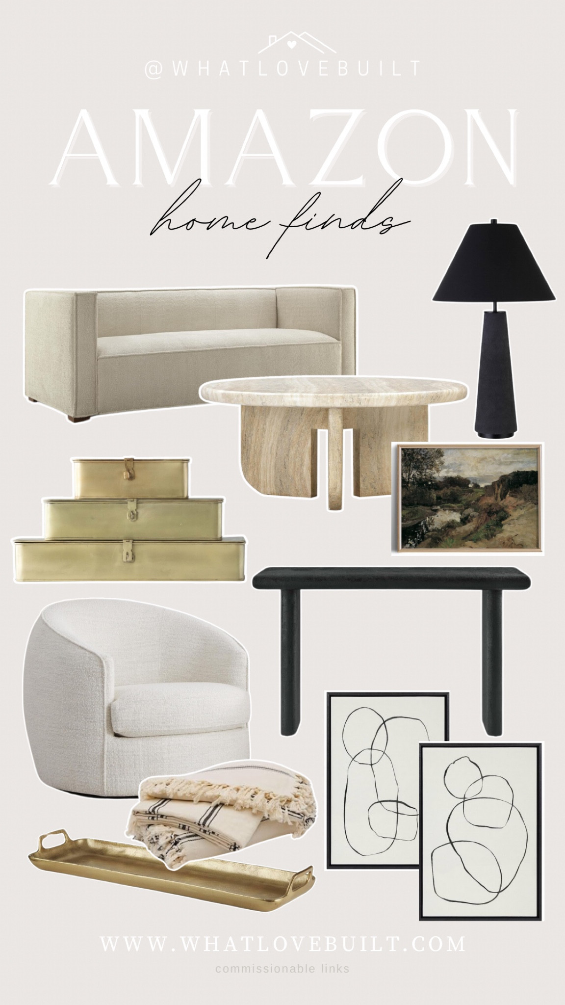 Amazon Modern Home Finds! 

#amazon #home #modernhome #gold #black #chair #sofa #couch #neutral #lamp #table #art #wallart #moderndesign #entryway #livingroom #bedroom

#LTKStyleTip #LTKFindsUnder100 #LTKHome