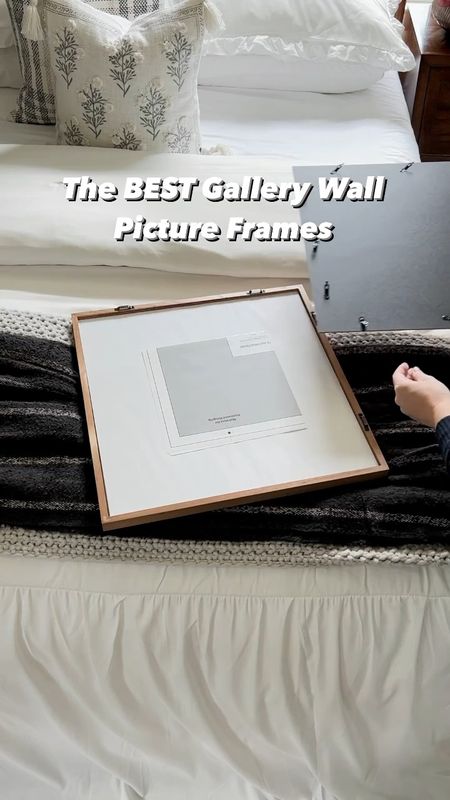 Checkout these new large gallery wall frames in our guest bedroom! 

Comes with a wall template so you can easily nail!

#Walmart #WalmartBetterHomeAndGardens #WallArt #GalleryWall #GalleryFrames 

#LTKVideo