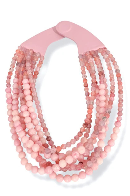 Fairchild Baldwin Helena Carnation Pink Necklace | The Willow Tree