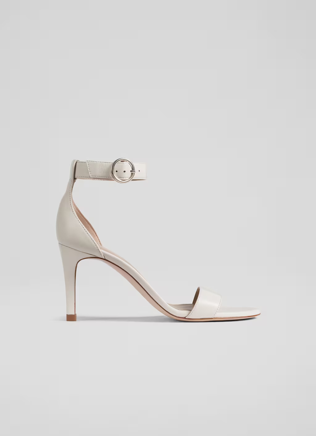 Ivy Cream Leather Single Strap Sandals | L.K. Bennett (UK)