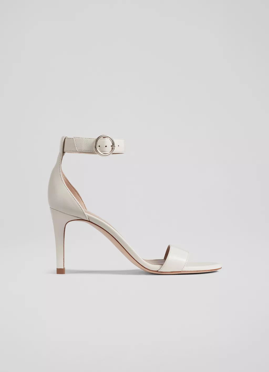 Ivy Cream Leather Single Strap Sandals | L.K. Bennett (UK)