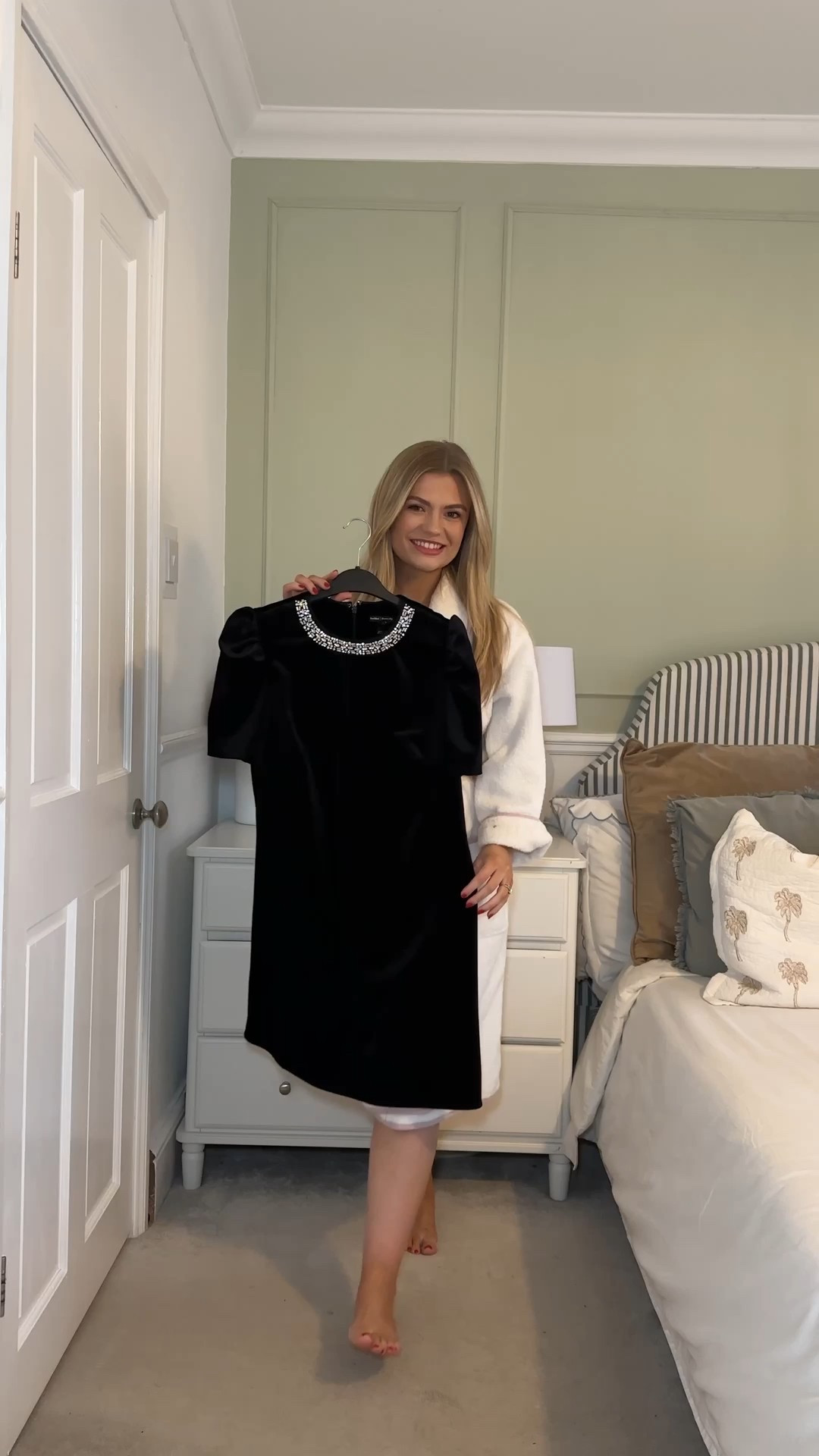 Christmas party outfit! Velvet embellished dress that would be perfect for a work do or Christmas Day 

#LTKfestive #LTKCyberWeek #LTKuk