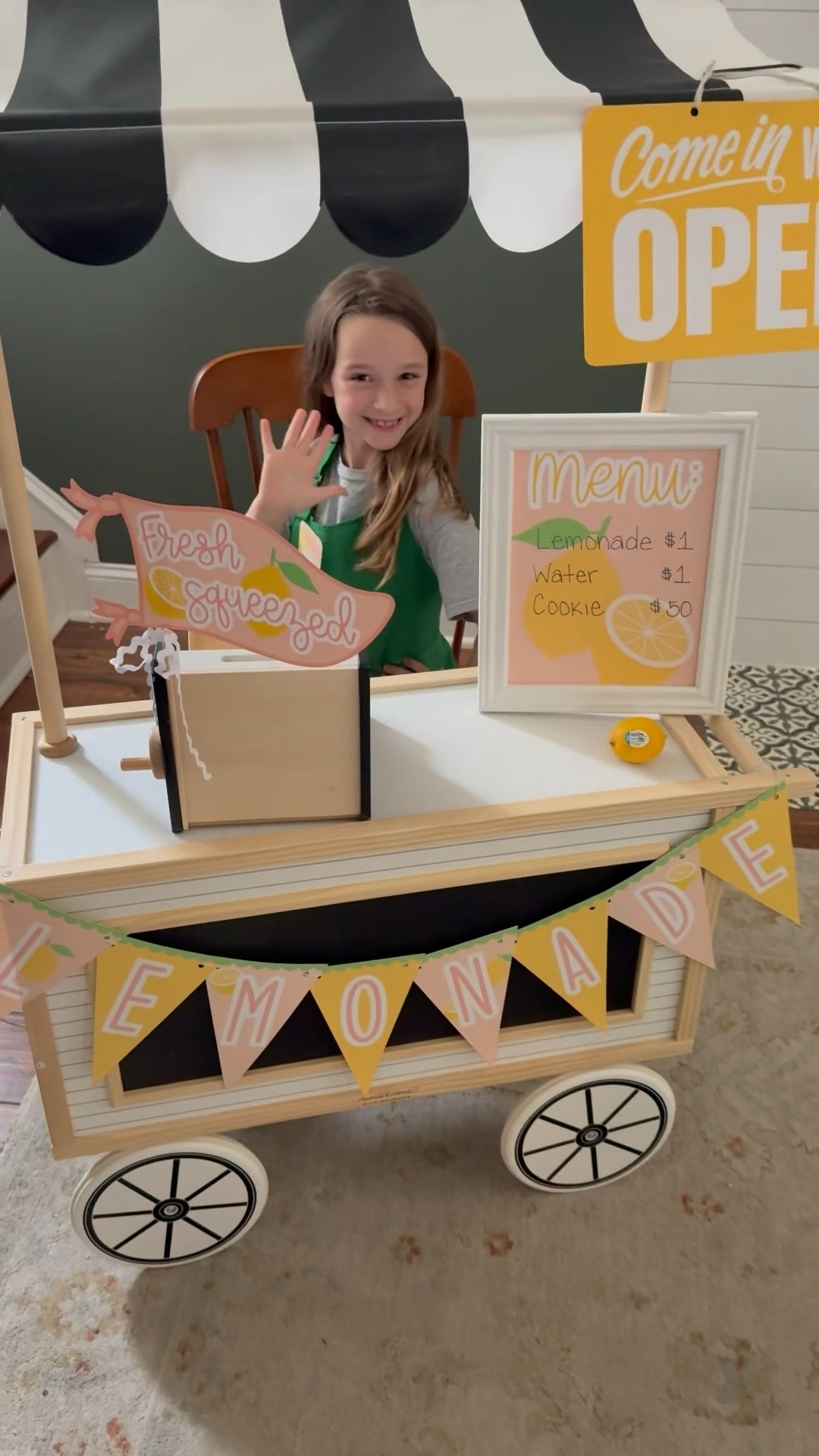 How CUTE is this lemonade stand?! The printables are so quick and easy and the cart is my girls new favorite thing that they play with constantly! 🍋 

#LTKFamily #LTKKids #LTKGiftGuide