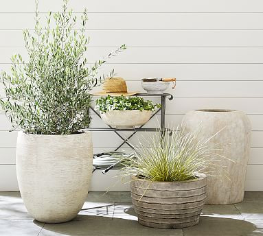 Artisan Hand Painted Terracotta Outdoor Planters | Pottery Barn (US)