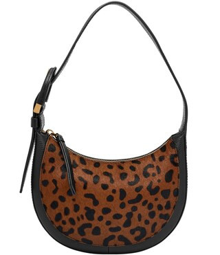 Fossil Harwell Haircalf Leather Crescent Bag | Dillard's | Dillard's