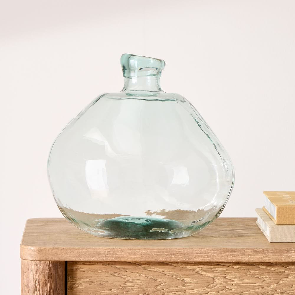 Spanish Recycled Glass Floor Vases | West Elm (US)