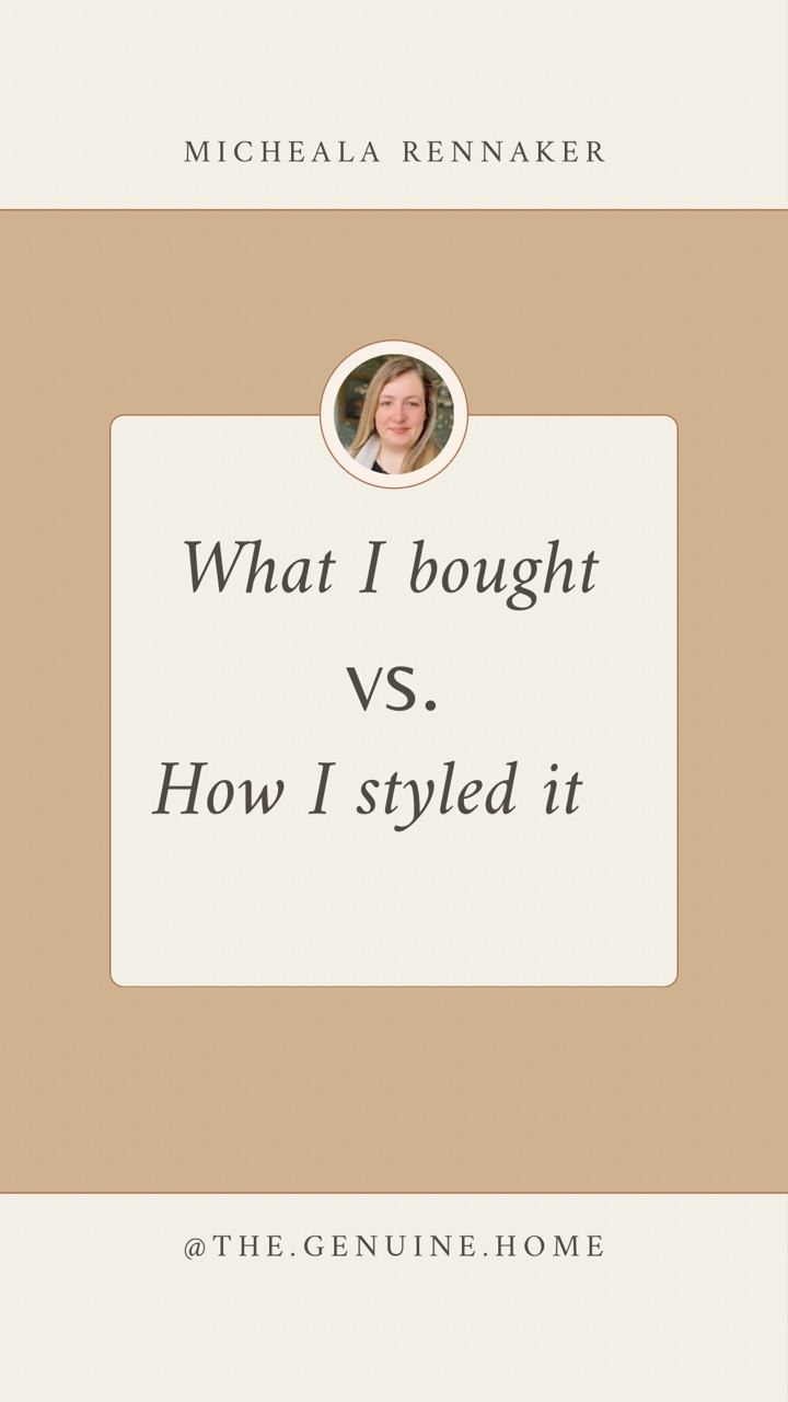 What I bought vs. how I styled it 🛋️🍂
Bringing the vision to life with cozy, elevated pieces that prove the details matter — and yes, I’m obsessed 🤍

From cart to curated space, every item is linked in my @shop.ltk store which is located in my bio for easy fall styling. Tap the link in bio to shop the full edit 🕯️✨

#FallHomeStyle #WhatIBoughtVsHowIStyledIt #LTKhome #LuxuryMinimalism #NeutralDecor #CozyVibesOnly #CuratedSpaces #LTKFinds #HomeHaul #FallAesthetic #UnderstatedElegance #MinimalDecor #LTKReels

#LTKSeasonal #LTKHome #LTKHalloween