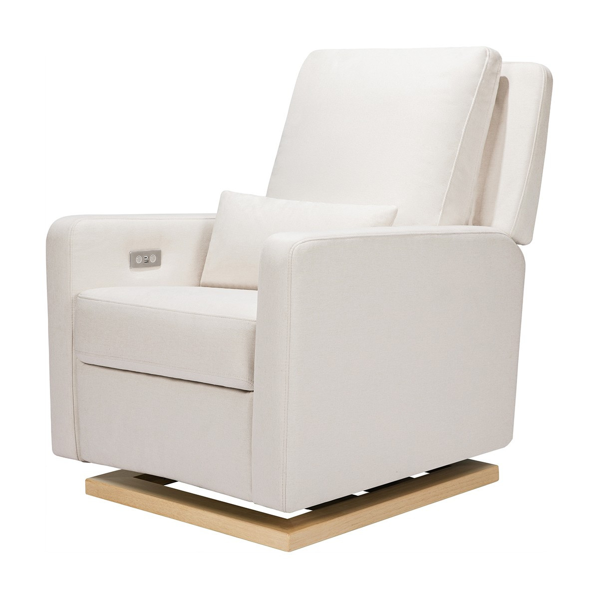 Babyletto Sigi Electronic Recliner and Glider in Eco-Performance Fabric with USB port | Water Repell | The Tot
